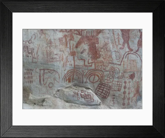 Framed Print : Pictography, Faical, San Ignacio, Cajamarca, Peru, 2015. Creator: Luis Rosendo Framed Print : Pictography, Faical, San Ignacio, Cajamarca, Peru, 2015. Creator: Luis Rosendo