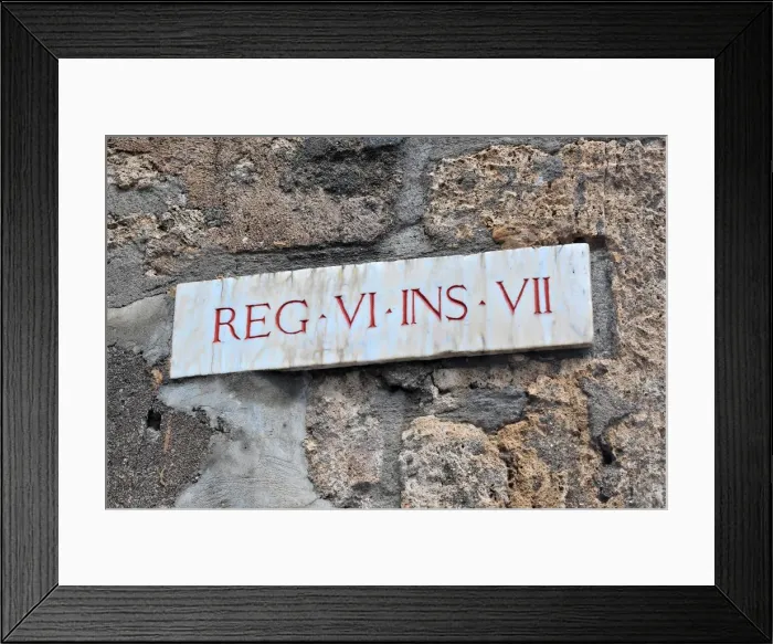 Framed Print : Pompeii, Campania, Naples, Italy, 2015. Creator: Luis Rosendo Framed Print : Pompeii, Campania, Naples, Italy, 2015. Creator: Luis Rosendo