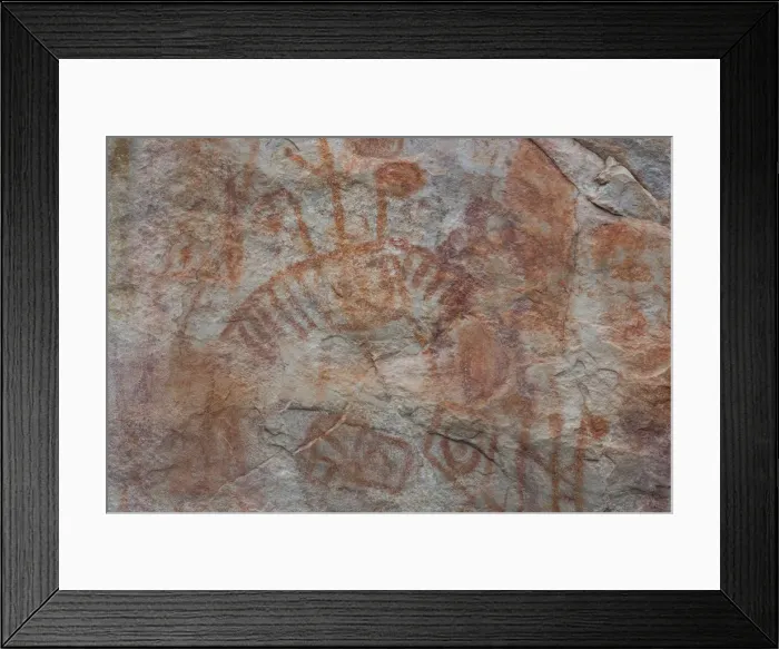 Framed Print : Pictography, Faical, San Ignacio, Cajamarca, Peru, 2015. Creator: Luis Rosendo Framed Print : Pictography, Faical, San Ignacio, Cajamarca, Peru, 2015. Creator: Luis Rosendo