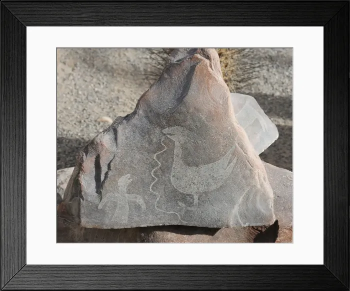 Framed Print : Stone Figures, Miculla Sacred Valley, Tacna, Peru, 2015. Creator: Luis Rosendo Framed Print : Stone Figures, Miculla Sacred Valley, Tacna, Peru, 2015. Creator: Luis Rosendo
