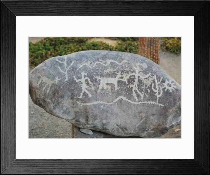 Framed Print : Stone Figures, Miculla Sacred Valley, Tacna, Peru, 2015. Creator: Luis Rosendo Framed Print : Stone Figures, Miculla Sacred Valley, Tacna, Peru, 2015. Creator: Luis Rosendo