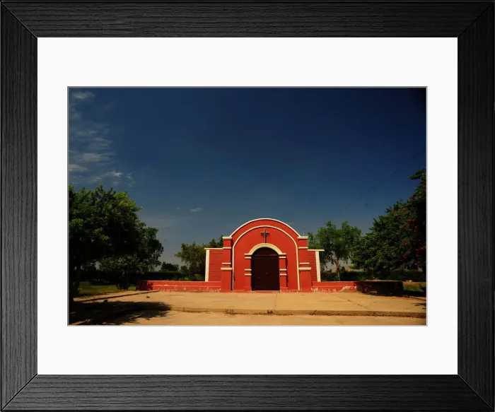 Framed Print : Zana Chapel, Lambayeque, Peru, 2017. Creator: Luis Rosendo Framed Print : Zana Chapel, Lambayeque, Peru, 2017. Creator: Luis Rosendo