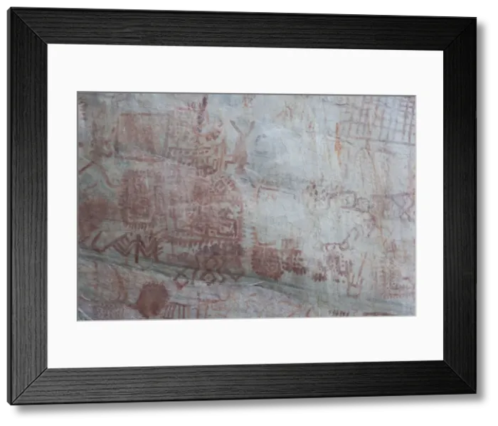Framed Print : Pictography, Faical, San Ignacio, Cajamarca, Peru, 2015. Creator: Luis Rosendo Framed Print : Pictography, Faical, San Ignacio, Cajamarca, Peru, 2015. Creator: Luis Rosendo