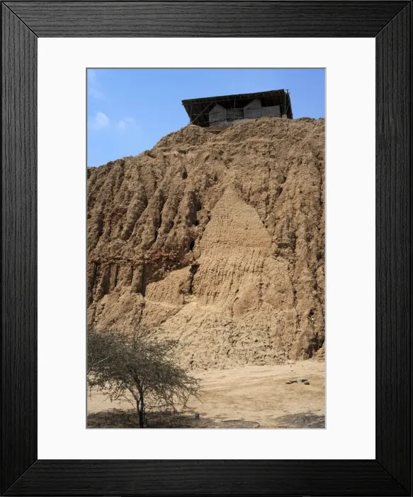 Framed Print : Valle de las Piramides, Tucume, Lambayeque, Peru, 2015. Creator: Luis Rosendo Framed Print : Valle de las Piramides, Tucume, Lambayeque, Peru, 2015. Creator: Luis Rosendo