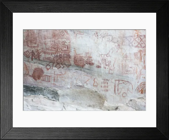 Framed Print : Pictography, Faical, San Ignacio, Cajamarca, Peru, 2015. Creator: Luis Rosendo Framed Print : Pictography, Faical, San Ignacio, Cajamarca, Peru, 2015. Creator: Luis Rosendo
