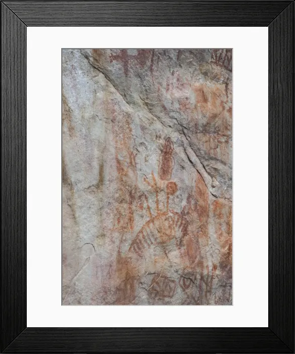Framed Print : Pictography, Faical, San Ignacio, Cajamarca, Peru, 2015. Creator: Luis Rosendo Framed Print : Pictography, Faical, San Ignacio, Cajamarca, Peru, 2015. Creator: Luis Rosendo