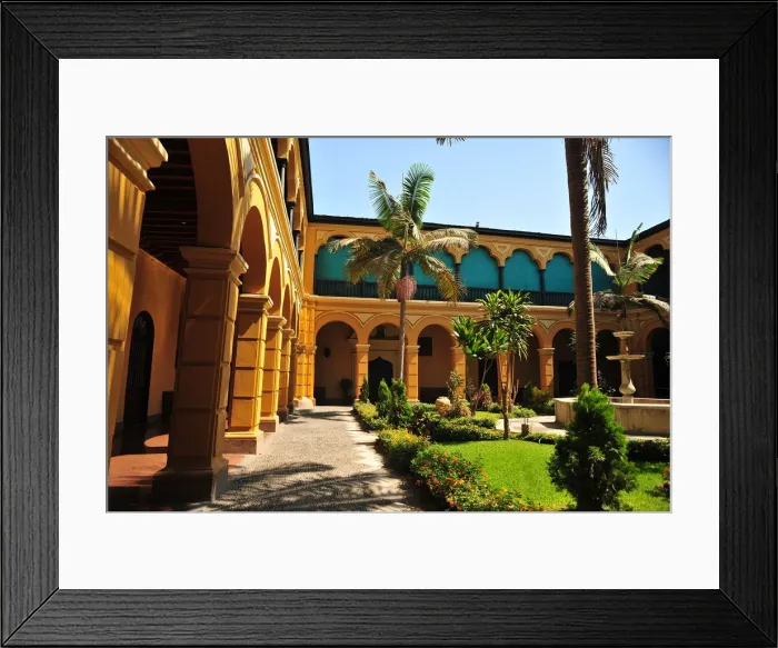 Framed Print : Santo Domingo Convent Lima, Peru, 2015. Creator: Luis Rosendo Framed Print : Santo Domingo Convent Lima, Peru, 2015. Creator: Luis Rosendo