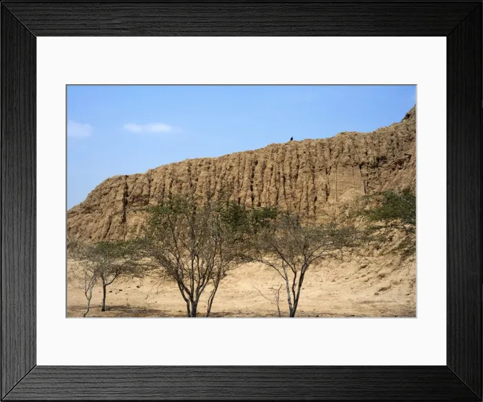 Framed Print : Valle de las Piramides, Tucume, Lambayeque, Peru, 2015. Creator: Luis Rosendo Framed Print : Valle de las Piramides, Tucume, Lambayeque, Peru, 2015. Creator: Luis Rosendo