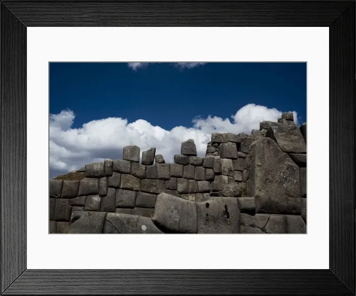 Framed Print : Sacsahuaman Fortress, Cusco, Peru, 2015. Creator: Luis Rosendo Framed Print : Sacsahuaman Fortress, Cusco, Peru, 2015. Creator: Luis Rosendo