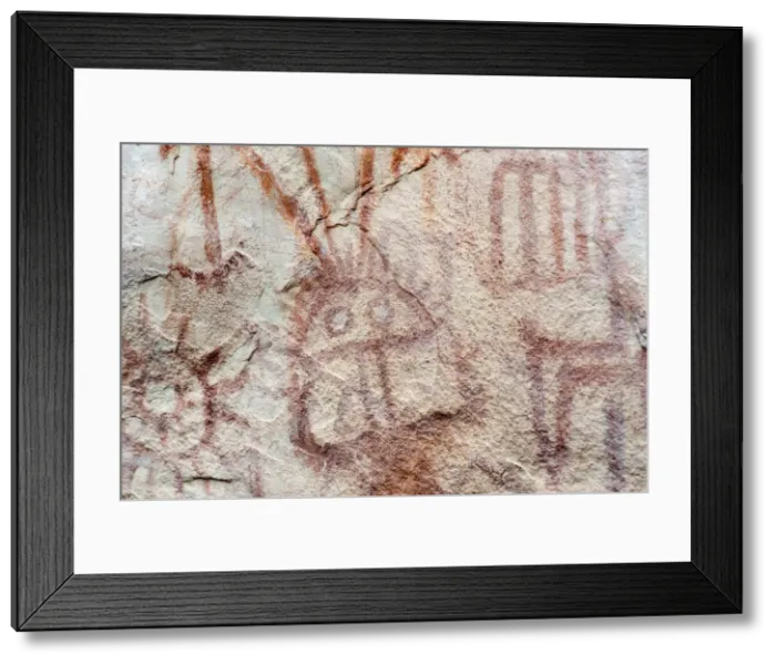 Framed Print : Pictography, Faical, San Ignacio, Cajamarca, Peru, 2015. Creator: Luis Rosendo Framed Print : Pictography, Faical, San Ignacio, Cajamarca, Peru, 2015. Creator: Luis Rosendo