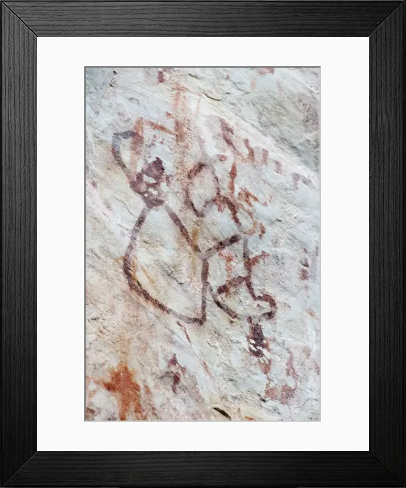 Framed Print : Pictography, Faical, San Ignacio, Cajamarca, Peru, 2015. Creator: Luis Rosendo Framed Print : Pictography, Faical, San Ignacio, Cajamarca, Peru, 2015. Creator: Luis Rosendo