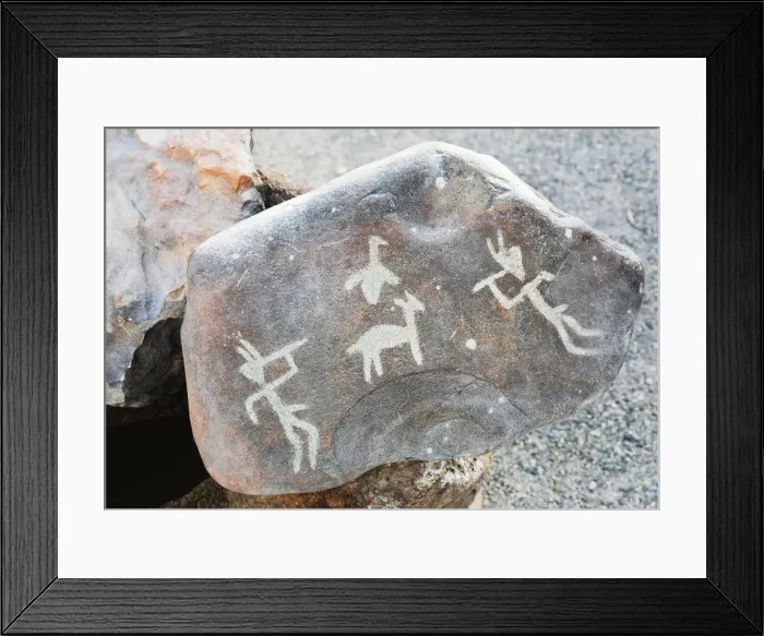 Framed Print : Stone Figures, Miculla Sacred Valley, Tacna, Peru, 2015. Creator: Luis Rosendo Framed Print : Stone Figures, Miculla Sacred Valley, Tacna, Peru, 2015. Creator: Luis Rosendo