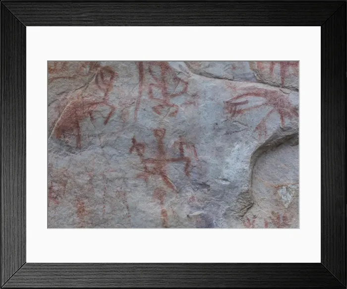 Framed Print : Pictography, Faical, San Ignacio, Cajamarca, Peru, 2015. Creator: Luis Rosendo Framed Print : Pictography, Faical, San Ignacio, Cajamarca, Peru, 2015. Creator: Luis Rosendo