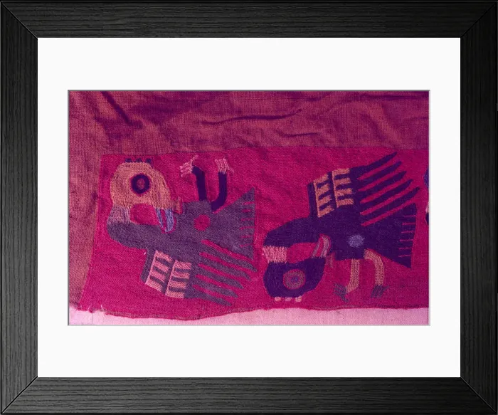 Framed Print : Textiles, Paracas Culture, Peru, 2015. Creator: Luis Rosendo Framed Print : Textiles, Paracas Culture, Peru, 2015. Creator: Luis Rosendo