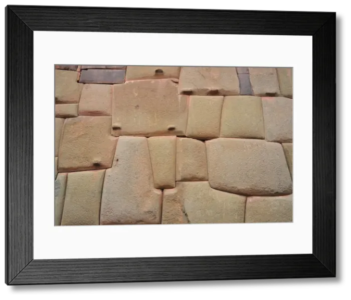 Framed Print : Inca Wall, Cusco, Peru, 2015. Creator: Luis Rosendo Framed Print : Inca Wall, Cusco, Peru, 2015. Creator: Luis Rosendo