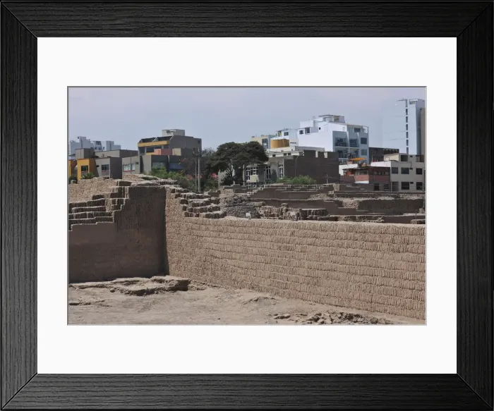 Framed Print : Huaca Pucllana Miraflores, Lima, Peru, 2015. Creator: Luis Rosendo Framed Print : Huaca Pucllana Miraflores, Lima, Peru, 2015. Creator: Luis Rosendo