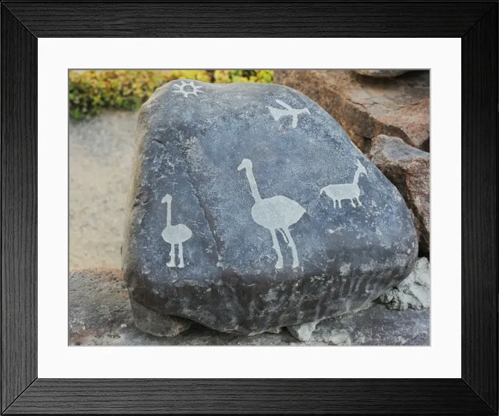 Framed Print : Stone Figures, Miculla Sacred Valley, Tacna, Peru, 2015. Creator: Luis Rosendo Framed Print : Stone Figures, Miculla Sacred Valley, Tacna, Peru, 2015. Creator: Luis Rosendo