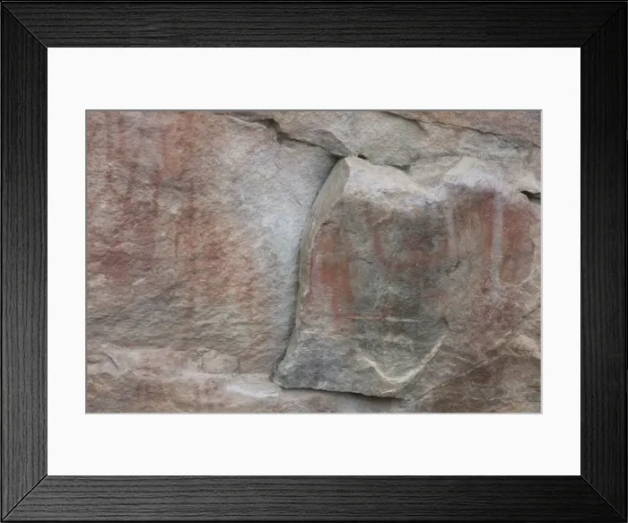 Framed Print : Pictography, Faical, San Ignacio, Cajamarca, Peru, 2015. Creator: Luis Rosendo Framed Print : Pictography, Faical, San Ignacio, Cajamarca, Peru, 2015. Creator: Luis Rosendo