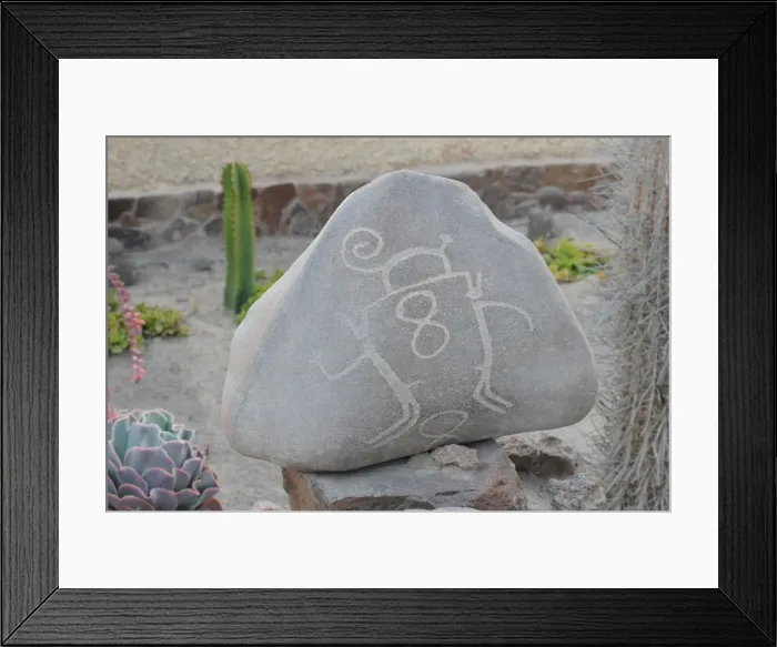 Framed Print : Stone Figures, Miculla Sacred Valley, Tacna, Peru, 2015. Creator: Luis Rosendo Framed Print : Stone Figures, Miculla Sacred Valley, Tacna, Peru, 2015. Creator: Luis Rosendo