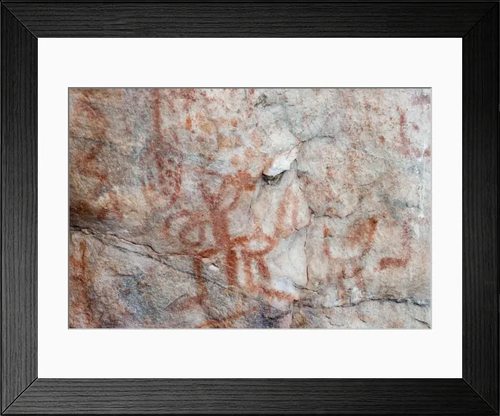 Framed Print : Pictography, Faical, San Ignacio, Cajamarca, Peru, 2015. Creator: Luis Rosendo Framed Print : Pictography, Faical, San Ignacio, Cajamarca, Peru, 2015. Creator: Luis Rosendo