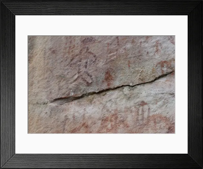Framed Print : Pictography, Faical, San Ignacio, Cajamarca, Peru, 2015. Creator: Luis Rosendo Framed Print : Pictography, Faical, San Ignacio, Cajamarca, Peru, 2015. Creator: Luis Rosendo