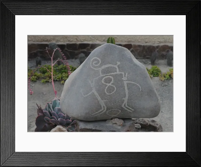 Framed Print : Stone Figures, Miculla Sacred Valley, Tacna, Peru, 2015. Creator: Luis Rosendo Framed Print : Stone Figures, Miculla Sacred Valley, Tacna, Peru, 2015. Creator: Luis Rosendo