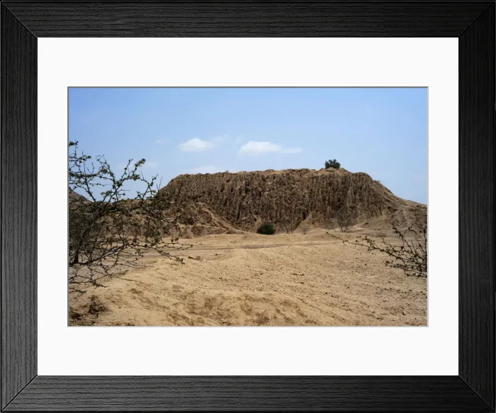 Framed Print : Valle de las Piramides, Tucume, Lambayeque, Peru, 2015. Creator: Luis Rosendo Framed Print : Valle de las Piramides, Tucume, Lambayeque, Peru, 2015. Creator: Luis Rosendo
