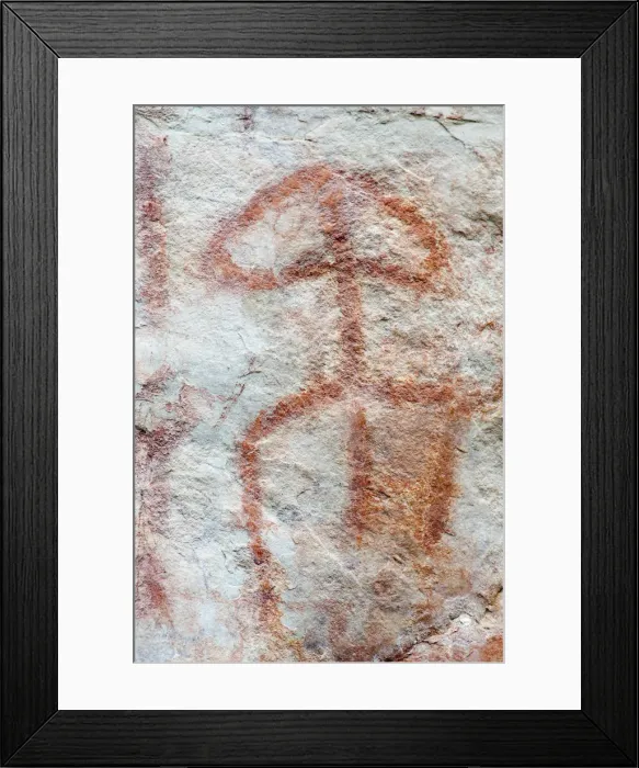 Framed Print : Pictography, Faical, San Ignacio, Cajamarca, Peru, 2015. Creator: Luis Rosendo Framed Print : Pictography, Faical, San Ignacio, Cajamarca, Peru, 2015. Creator: Luis Rosendo