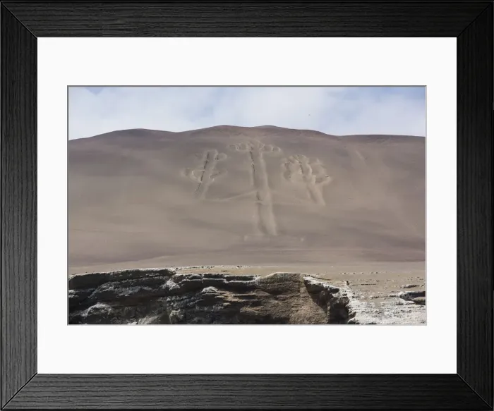 Framed Print : Candelabra, Paracas, Peru, 2015. Creator: Luis Rosendo Framed Print : Candelabra, Paracas, Peru, 2015. Creator: Luis Rosendo