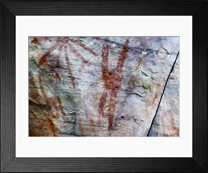 Framed Print : Pictography, Faical, San Ignacio, Cajamarca, Peru, 2015. Creator: Luis Rosendo Framed Print : Pictography, Faical, San Ignacio, Cajamarca, Peru, 2015. Creator: Luis Rosendo