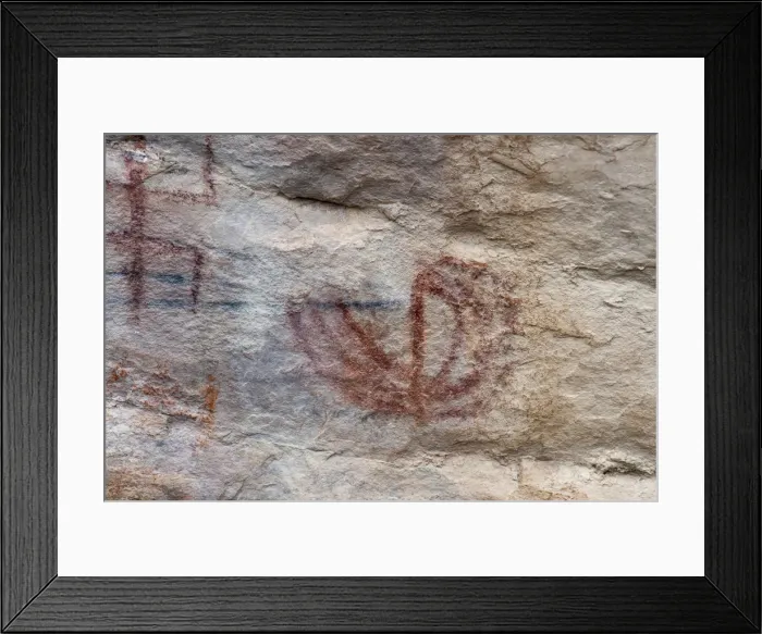 Framed Print : Pictography, Faical, San Ignacio, Cajamarca, Peru, 2015. Creator: Luis Rosendo Framed Print : Pictography, Faical, San Ignacio, Cajamarca, Peru, 2015. Creator: Luis Rosendo