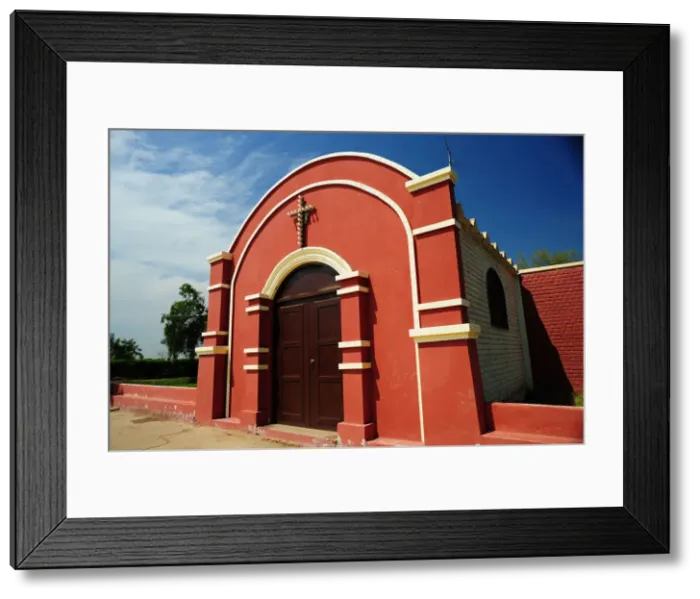 Framed Print : Zana Chapel, Lambayeque, Peru, 2017. Creator: Luis Rosendo Framed Print : Zana Chapel, Lambayeque, Peru, 2017. Creator: Luis Rosendo