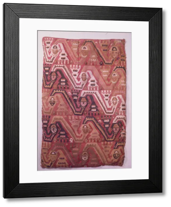 Framed Print : Textiles, Paracas Culture, Peru, 2015. Creator: Luis Rosendo Framed Print : Textiles, Paracas Culture, Peru, 2015. Creator: Luis Rosendo