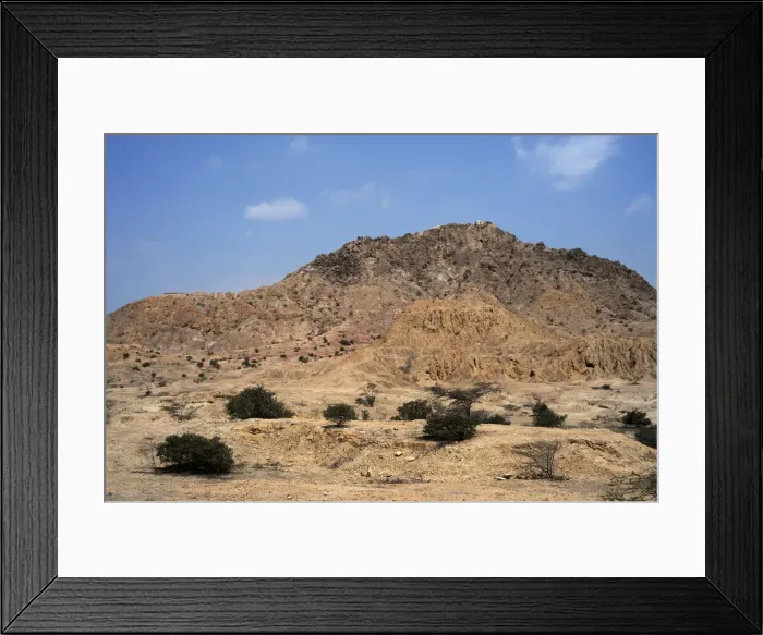 Framed Print : Valle de las Piramides, Tucume, Lambayeque, Peru, 2015. Creator: Luis Rosendo Framed Print : Valle de las Piramides, Tucume, Lambayeque, Peru, 2015. Creator: Luis Rosendo