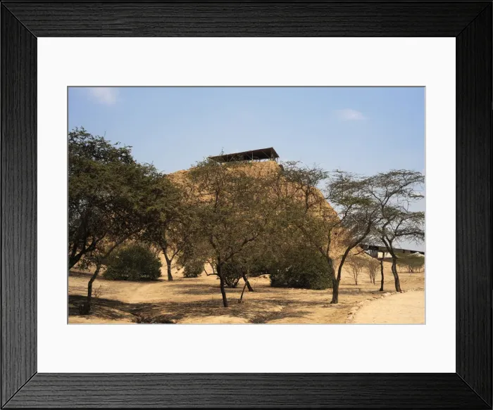 Framed Print : Valle de las Piramides, Tucume, Lambayeque, Peru, 2015. Creator: Luis Rosendo Framed Print : Valle de las Piramides, Tucume, Lambayeque, Peru, 2015. Creator: Luis Rosendo