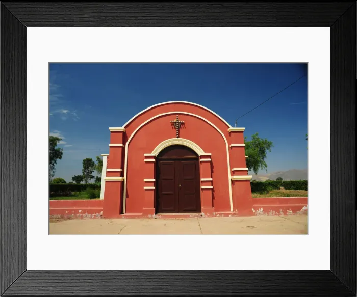 Framed Print : Zana Chapel, Lambayeque, Peru, 2017. Creator: Luis Rosendo Framed Print : Zana Chapel, Lambayeque, Peru, 2017. Creator: Luis Rosendo