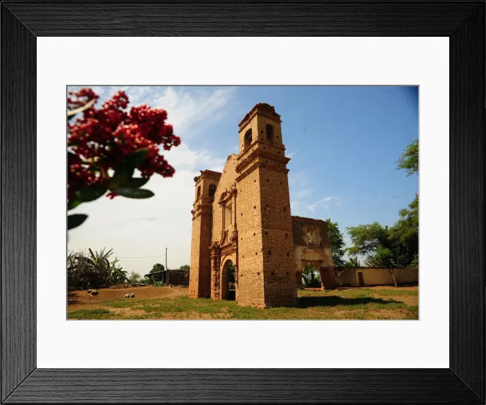 Framed Print : Santo Toribio ruins, Zana, Lambayeque, Peru, 2017. Creator: Luis Rosendo Framed Print : Santo Toribio ruins, Zana, Lambayeque, Peru, 2017. Creator: Luis Rosendo