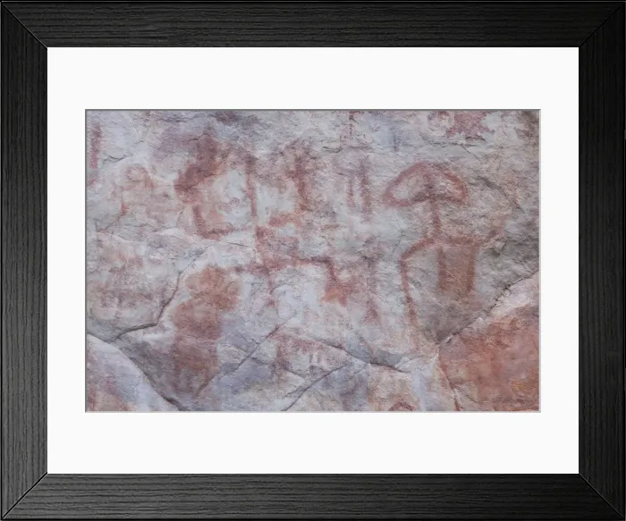 Framed Print : Pictography, Faical, San Ignacio, Cajamarca, Peru, 2015. Creator: Luis Rosendo Framed Print : Pictography, Faical, San Ignacio, Cajamarca, Peru, 2015. Creator: Luis Rosendo