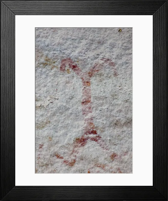 Framed Print : Pictography, Faical, San Ignacio, Cajamarca, Peru, 2015. Creator: Luis Rosendo Framed Print : Pictography, Faical, San Ignacio, Cajamarca, Peru, 2015. Creator: Luis Rosendo