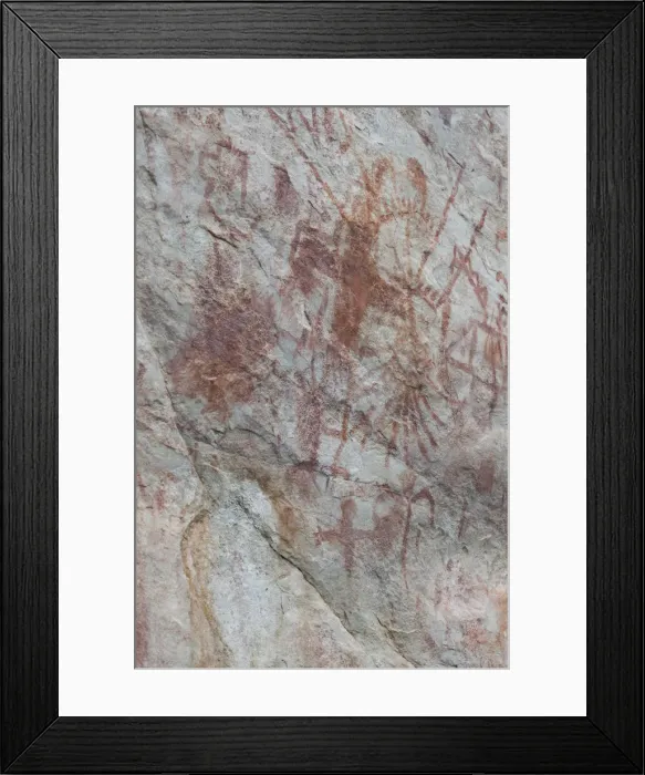 Framed Print : Pictography, Faical, San Ignacio, Cajamarca, Peru, 2015. Creator: Luis Rosendo Framed Print : Pictography, Faical, San Ignacio, Cajamarca, Peru, 2015. Creator: Luis Rosendo