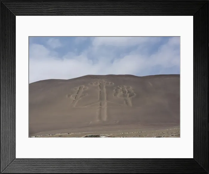 Framed Print : Candelabra, Paracas, Peru, 2015. Creator: Luis Rosendo Framed Print : Candelabra, Paracas, Peru, 2015. Creator: Luis Rosendo