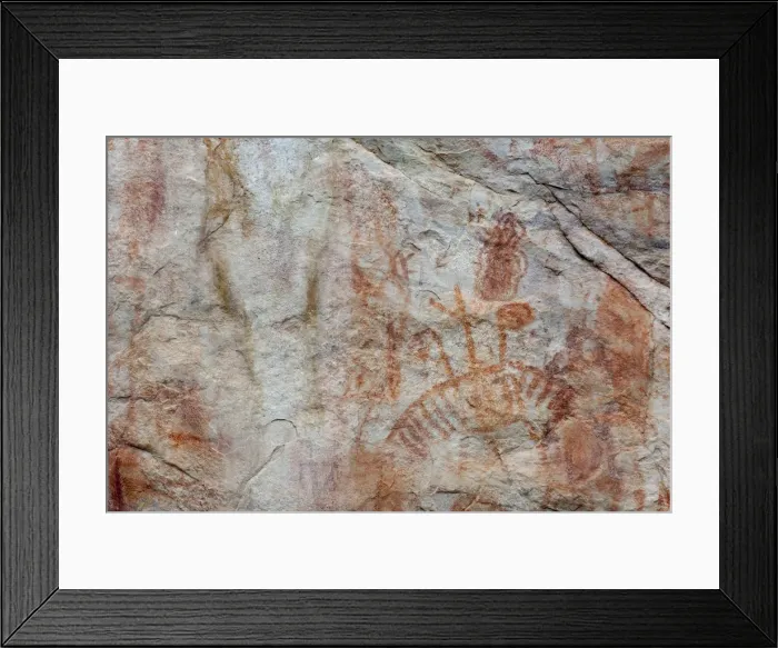 Framed Print : Pictography, Faical, San Ignacio, Cajamarca, Peru, 2015. Creator: Luis Rosendo Framed Print : Pictography, Faical, San Ignacio, Cajamarca, Peru, 2015. Creator: Luis Rosendo