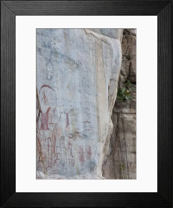 Framed Print : Pictography, Faical, San Ignacio, Cajamarca, Peru, 2015. Creator: Luis Rosendo Framed Print : Pictography, Faical, San Ignacio, Cajamarca, Peru, 2015. Creator: Luis Rosendo