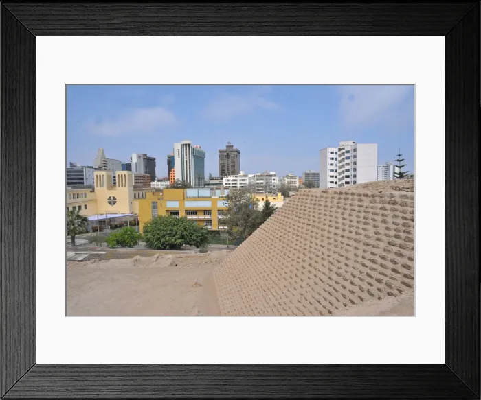 Framed Print : Huaca Huallamarca San Isidro, Lima, Peru, 2015. Creator: Luis Rosendo Framed Print : Huaca Huallamarca San Isidro, Lima, Peru, 2015. Creator: Luis Rosendo