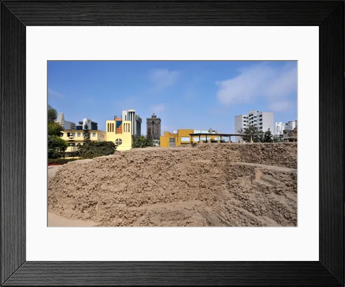 Framed Print : Huaca Huallamarca San Isidro, Lima, Peru, 2015. Creator: Luis Rosendo Framed Print : Huaca Huallamarca San Isidro, Lima, Peru, 2015. Creator: Luis Rosendo