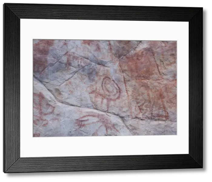 Framed Print : Pictography, Faical, San Ignacio, Cajamarca, Peru, 2015. Creator: Luis Rosendo Framed Print : Pictography, Faical, San Ignacio, Cajamarca, Peru, 2015. Creator: Luis Rosendo