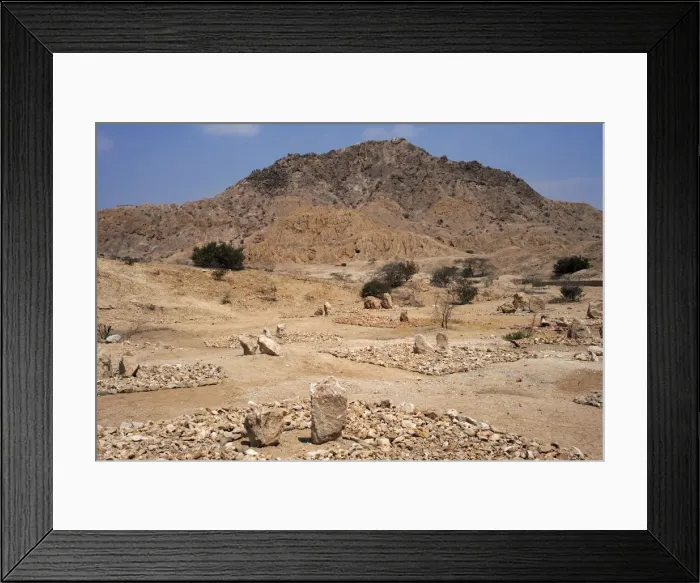 Framed Print : Valle de las Piramides, Tucume, Lambayeque, Peru, 2015. Creator: Luis Rosendo Framed Print : Valle de las Piramides, Tucume, Lambayeque, Peru, 2015. Creator: Luis Rosendo