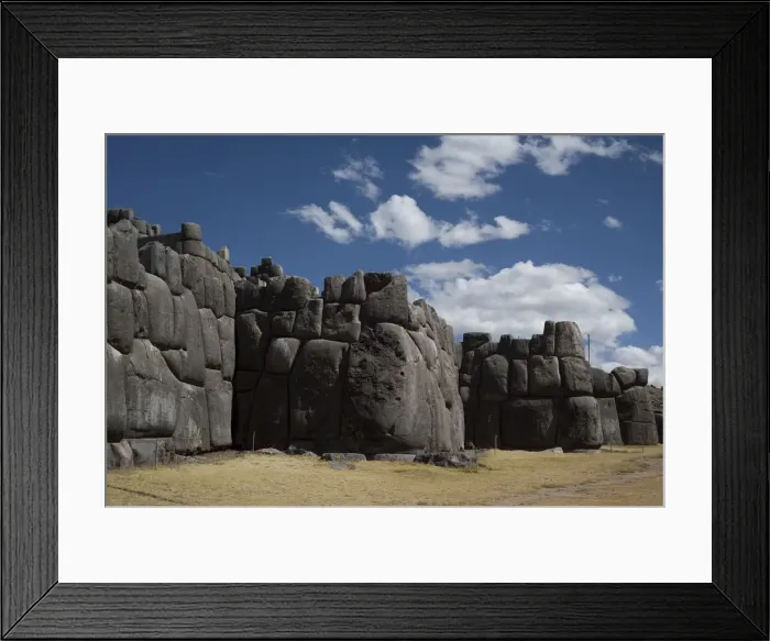 Framed Print : Sacsahuaman Fortress, Cusco, Peru, 2015. Creator: Luis Rosendo Framed Print : Sacsahuaman Fortress, Cusco, Peru, 2015. Creator: Luis Rosendo