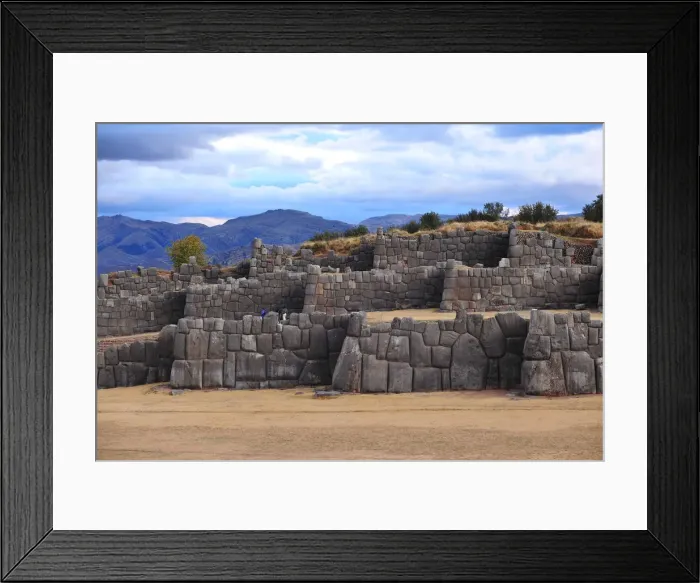 Framed Print : Sacsahuaman Fortress, Cusco, Peru, 2015. Creator: Luis Rosendo Framed Print : Sacsahuaman Fortress, Cusco, Peru, 2015. Creator: Luis Rosendo