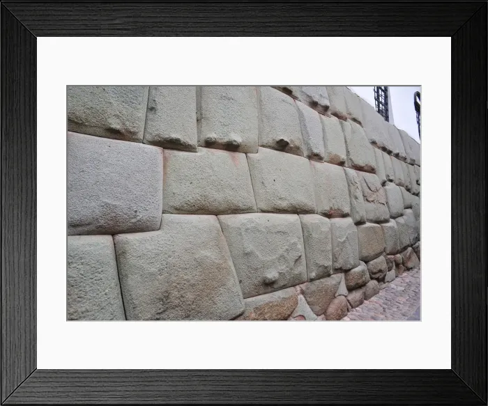 Framed Print : Inca Wall, Cusco, Peru, 2015. Creator: Luis Rosendo Framed Print : Inca Wall, Cusco, Peru, 2015. Creator: Luis Rosendo